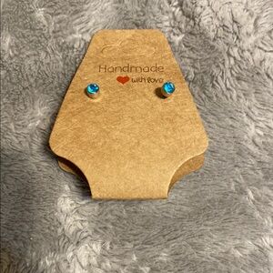 Blue Stud Earrings